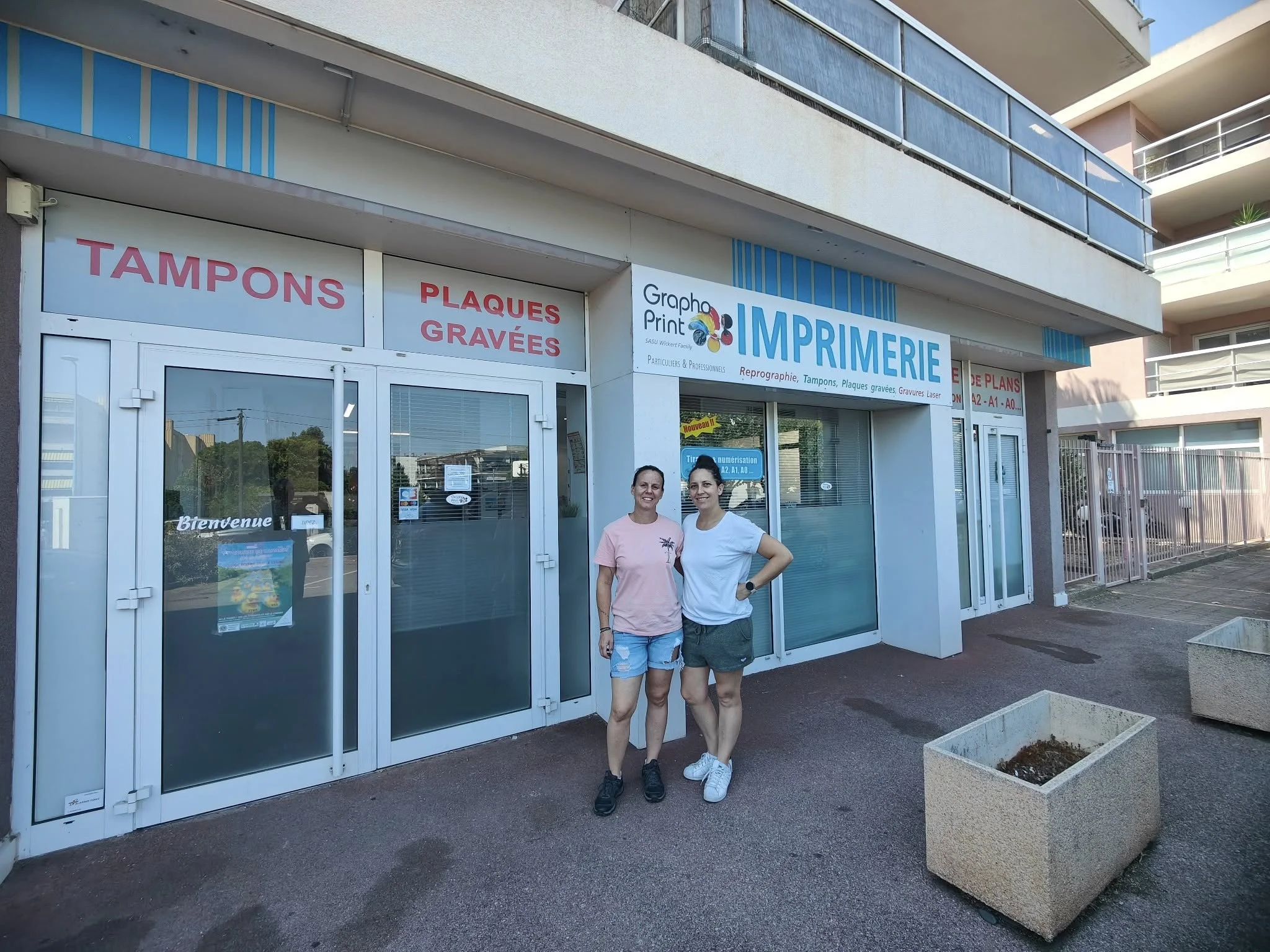 Cindy et Fanny Imprimerie Grapho Print